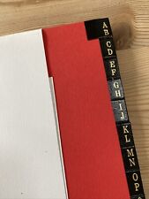 ORGANIZADOR-GUIA DE COURO DIVISÓRIAS A-Z-FILOFAX TAMANHO PESSOAL-NÃO USADO LACRADO-ITEM RARO comprar usado  Enviando para Brazil