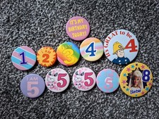 Collection birthday badges for sale  MELROSE