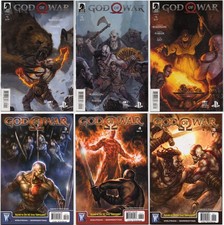 Lote de 6 Quadrinhos God of War #1-3 (Dark Horse, 2018-19) & #3-5 (Wildstorm, 2010-11) comprar usado  Enviando para Brazil