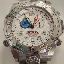 Usado, RARO Invicta SWISS MADE Ocean Quest Yachting Edition relógio 44mm quartzo 5444 comprar usado  Enviando para Brazil