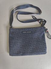 Bolsa tiracolo feminina Tommy Hilfiger monograma azul  comprar usado  Enviando para Brazil