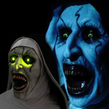 Máscara The Nun Valak The Conjuring Scary Voice LED máscara cosplay adereços de Halloween  comprar usado  Enviando para Brazil