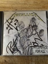 Metallica justice signed for sale  LIVERPOOL