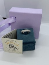 Anello au750 diamanti usato  Torre del Greco