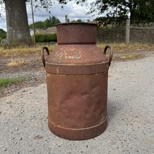 Antique steel milk for sale  HEREFORD