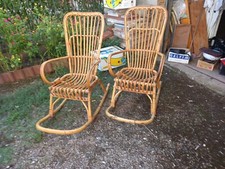 Coppia poltrone midollino usato  Baschi