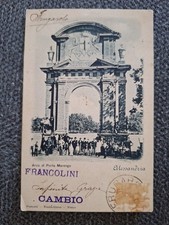 Cartolina alessandria arco usato  Roma