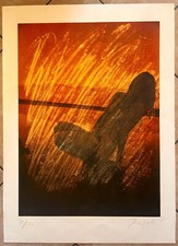 Mimmo rotella litografia usato  Arcisate