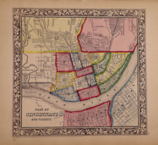 1862 map cincinnati for sale  Schertz