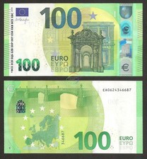 Unión Europea 100 euros 2019 prefijo signo E Draghi UNC sin circular segunda mano  Embacar hacia Mexico