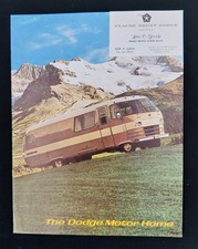 1967 DODGE MOTOR HOME Travco folheto de vendas e informações do revendedor comprar usado  Enviando para Brazil