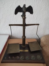 Waga Pocztowa stara mosiądz brąz Vintage na sprzedaż  PL