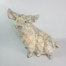 Ceramic decoupage pig for sale  YORK