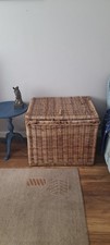Vintage wicker trunk for sale  NORWICH
