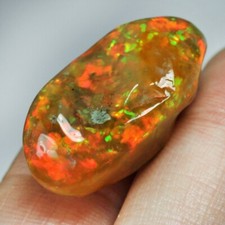 Pepita de opala mexicana 22,7 ct faceta esculpida espécime bruto UYWPT771 comprar usado  Enviando para Brazil
