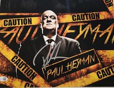 Paul heyman signed for sale  Staten Island