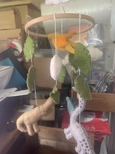 Felted dinosaur mobile. for sale  LUDLOW