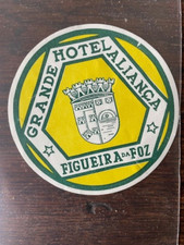 Ancienne étiquette  GRANDE HOTEL  ALIANÇA - FIGUEIRA DA FOZ comprar usado  Enviando para Brazil