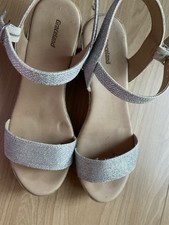 Sandalette keilabsatz 39 gebraucht kaufen  Hille