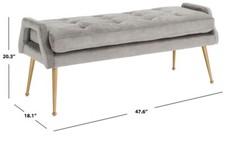 Safavieh everdeen bench for sale  Whitestown