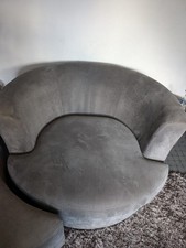 Grey cuddle chair for sale  HUDDERSFIELD