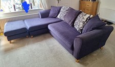 Shaped corner sofa for sale  CAMBERLEY