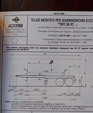 Acerbi telaio semirimorchio usato  Brescia