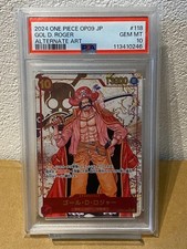2024 ONE PIECE JAPONÊS GOL D. ROGER SEC ALT ART OP09-118 PSA 10 GEM ESTADO PERFEITO comprar usado  Enviando para Brazil