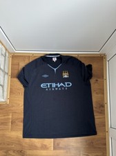 CAMISA DE FUTEBOL MANCHESTER CITY 2010/2011 HOME FOOTBALL UMBRO TAMANHO 54 comprar usado  Enviando para Brazil