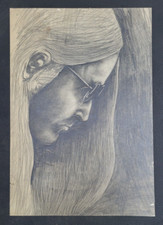 Vintage pencil drawing for sale  Saint Charles
