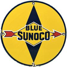 Vintage blue sunoco for sale  Omaha