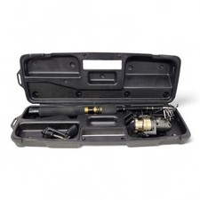 Kit de viagem vara de pesca Zebco Tackle Tote Quantum XR 1 curso longo rolamento de esferas comprar usado  Enviando para Brazil