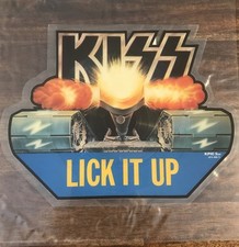 KISS Lick It Up 7" SHAPED Picture Disc Vinyl Single 1983 UK RARE Vinnie Vincent, usado comprar usado  Enviando para Brazil