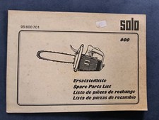 Solo 600 motorsäge gebraucht kaufen  Vogt