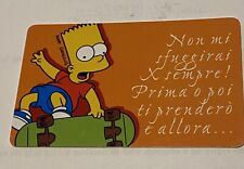 Carta collezione simpson usato  Roma