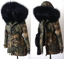 Camouflage military parka gebraucht kaufen  Bremen