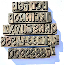 Letterpress wood rare for sale  UK