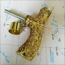 Cabo de latão maciço vitoriano para bengala de madeira bengala presente designer vintage comprar usado  Enviando para Brazil
