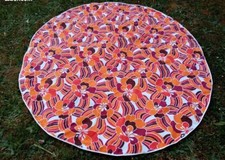 Nappe ronde vintage d'occasion  Châlette-sur-Loing