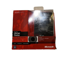 Câmera USB webcam tela larga HD Microsoft Lifecam Cinema 1393 720p caixa aberta NOS comprar usado  Enviando para Brazil