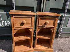 Two pine bedside for sale  PENRITH