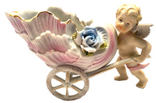 porcelain cherub for sale  Gloucester