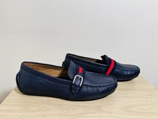 Mocassim Polo Ralph Lauren Riali driver couro com fivela azul marinho novo sem caixa 11 comprar usado  Enviando para Brazil