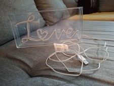 Love neon lichtkasten gebraucht kaufen  Eisfeld