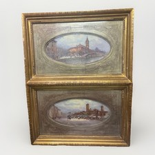 Coppia quadri vintage usato  Milano