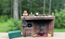 Braxton Payne? Lareira de cozinha americana antiga casa de bonecas miniatura 1:12 comprar usado  Enviando para Brazil