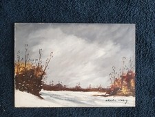 Huile isorel paysage d'occasion  Saintes
