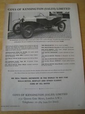 Coys kensington sales for sale  BRISTOL