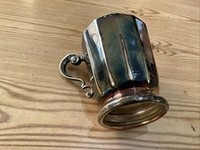 Christening mug epns for sale  WHITSTABLE