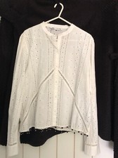 White zara broderie for sale  HOLT